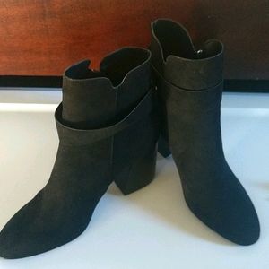 Suede ankle boots